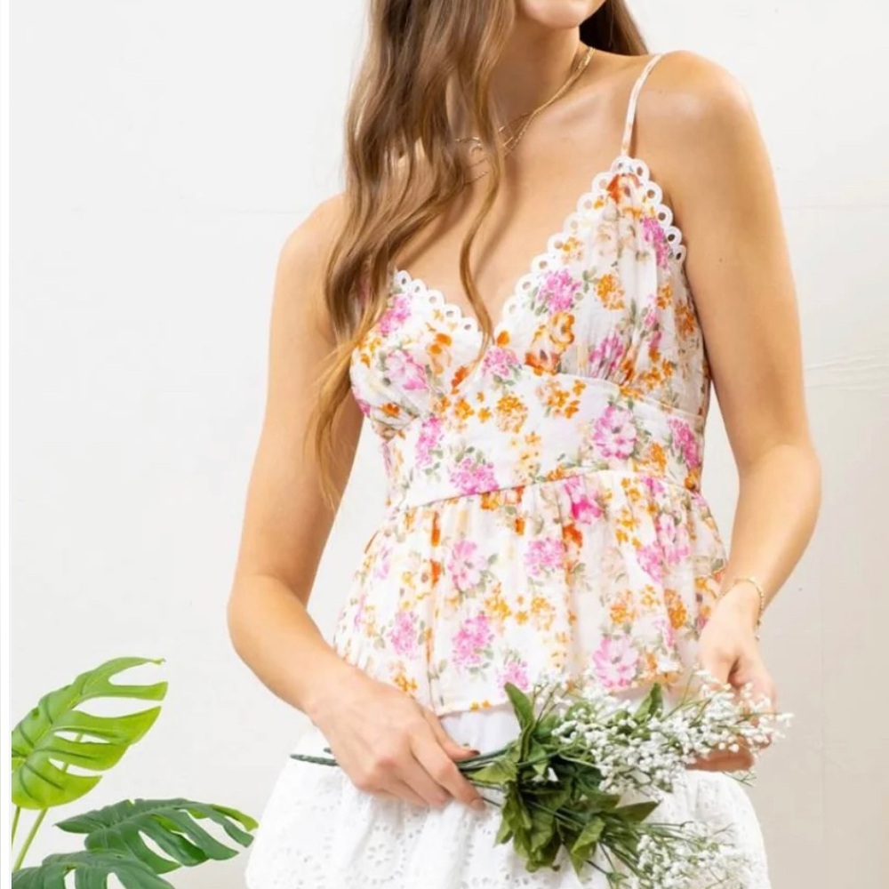 MINE Floral Top